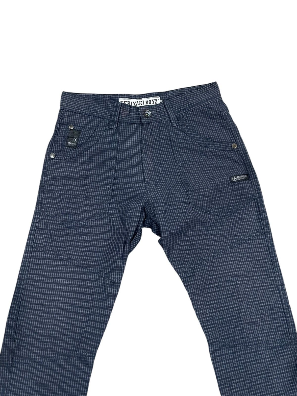 Japanese Brand Teriyaki Boyz⭐️ Fragment Design Checkered Pants Size US 29 - 1 Thumbnail