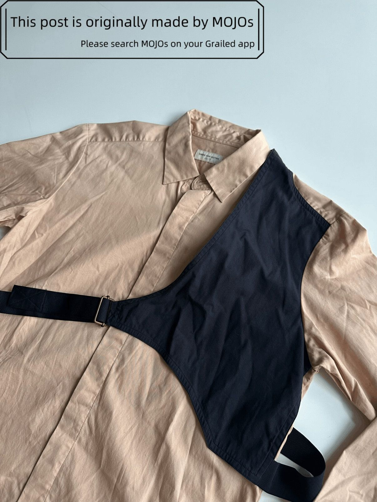 Dries Van Noten Sz 44 Dries Van Noten 15SS Stripe Vest Shirt mojos175312 Size US S / EU 44-46 / 1 - 4 Thumbnail