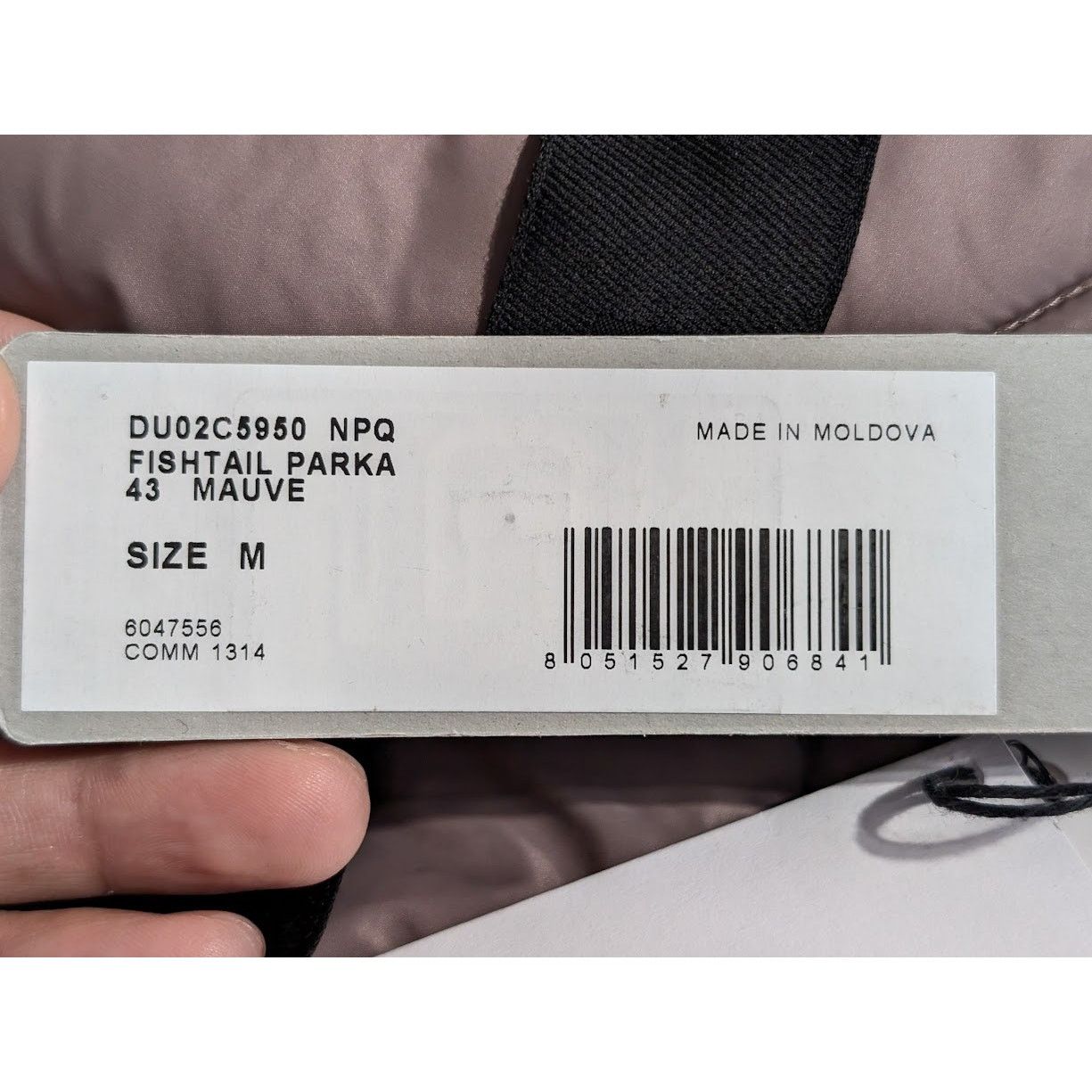 Rick Owens o1rshd1 Fishtail Parka in Mauve Size US M / EU 48-50 / 2 - 23 Thumbnail