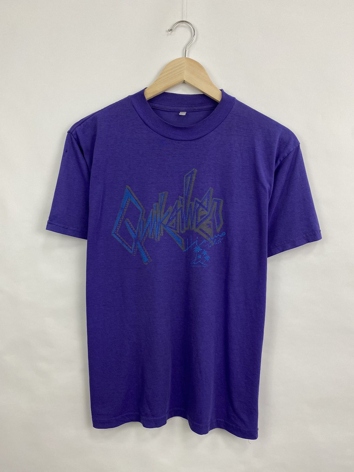 Quiksilver 🇺🇸 Vintage 80s Quiksilver Hinano Tahiti T-Shirt Rare Retro Size US M / EU 48-50 / 2 - 2 Thumbnail