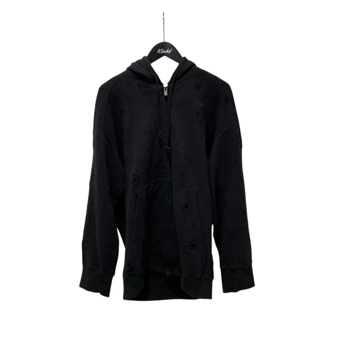 Yohji Yamamoto pour homme/ DAMAGED LINING YOKE HOODIE
