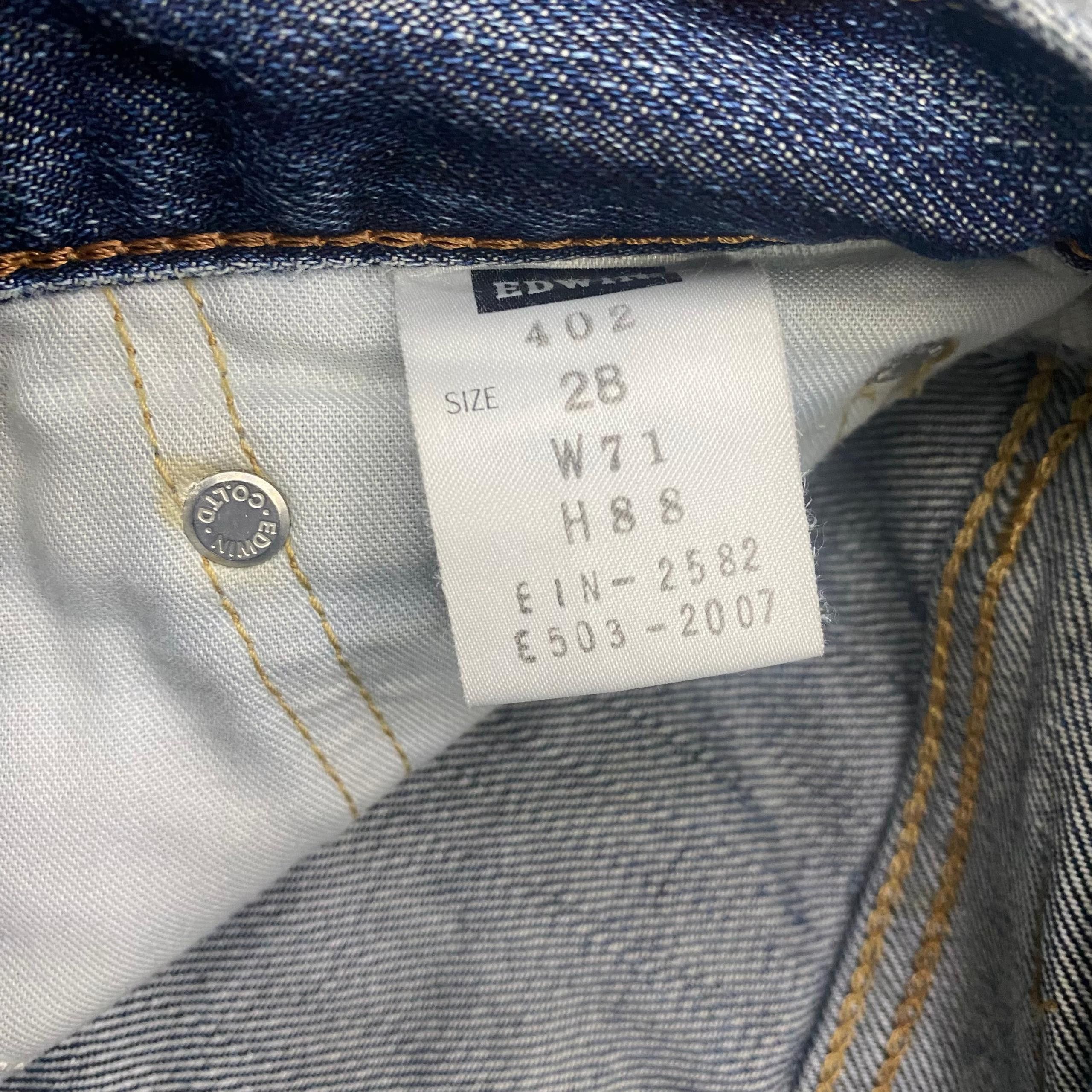 Edwin 💥Best Offer💥Vintage Edwin 442 International BasicDenim Size US 28 / EU 44 - 15 Thumbnail