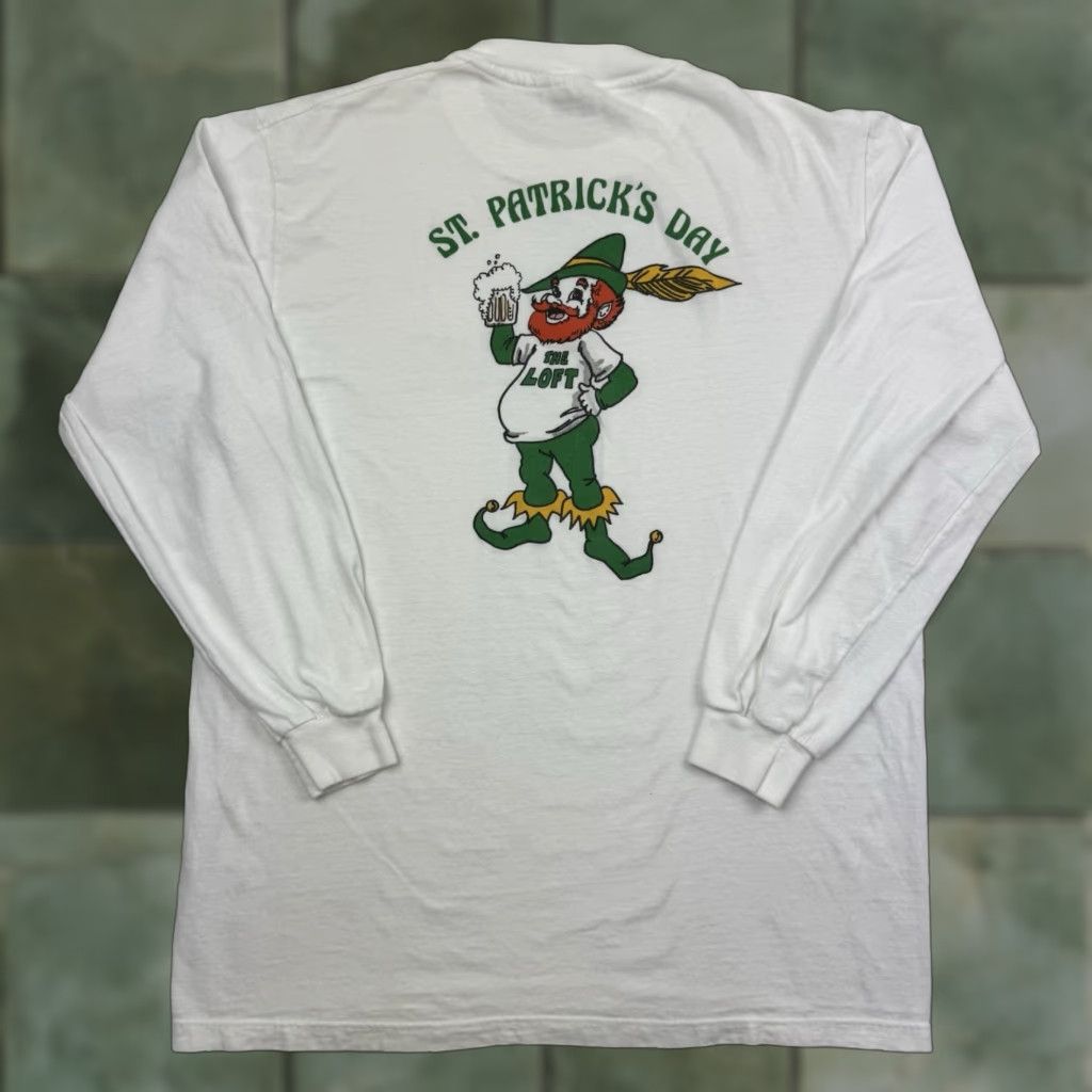 Loft VINTAGE The Loft Columbia Sout Carolina Long Sleeve T-Shirt Men L White 80s St Patricks Five Points Stedman Crew Neck Mens Size US L / EU 52-54 / 3 - 1 Thumbnail