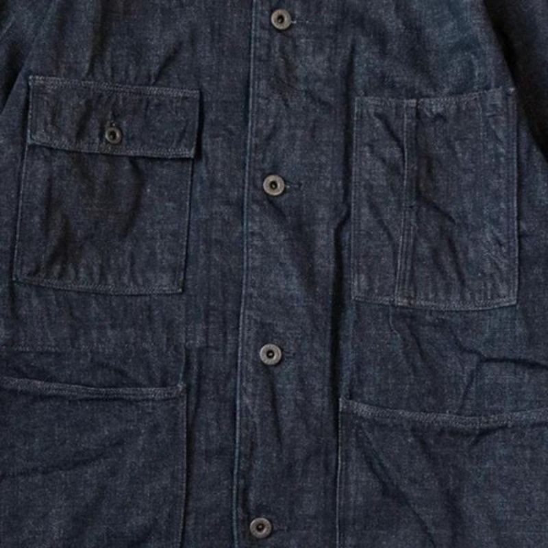 Kapital Kapital 12oz Denim Cactus Coverall (Black Thread ver) Size US L / EU 52-54 / 3 - 4 Thumbnail