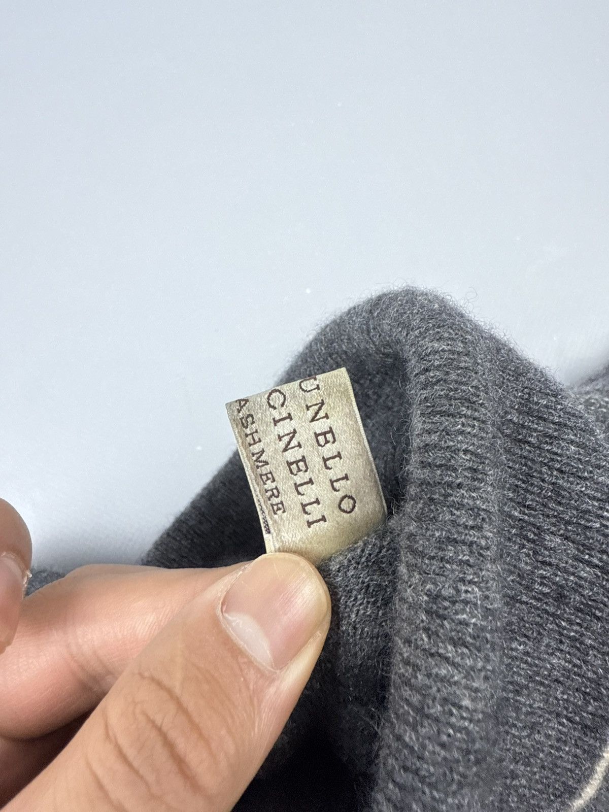 Brunello Cucinelli Brunello cucinelli jersey dolcevitta grey size M Size US M / EU 48-50 / 2 - 7 Thumbnail