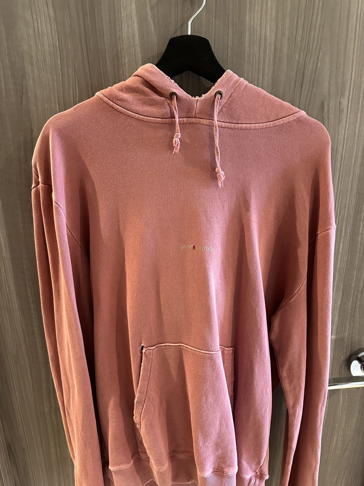 Saint Laurent Paris × Yves Saint Laurent Saint Laurent pink oversized hoodie Size US S / EU 44-46 / 1 - 1 Thumbnail