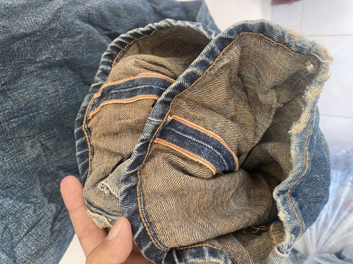 Edwin Edwin 505 Selvedge Distressed Denim Size US 31 - 6 Thumbnail