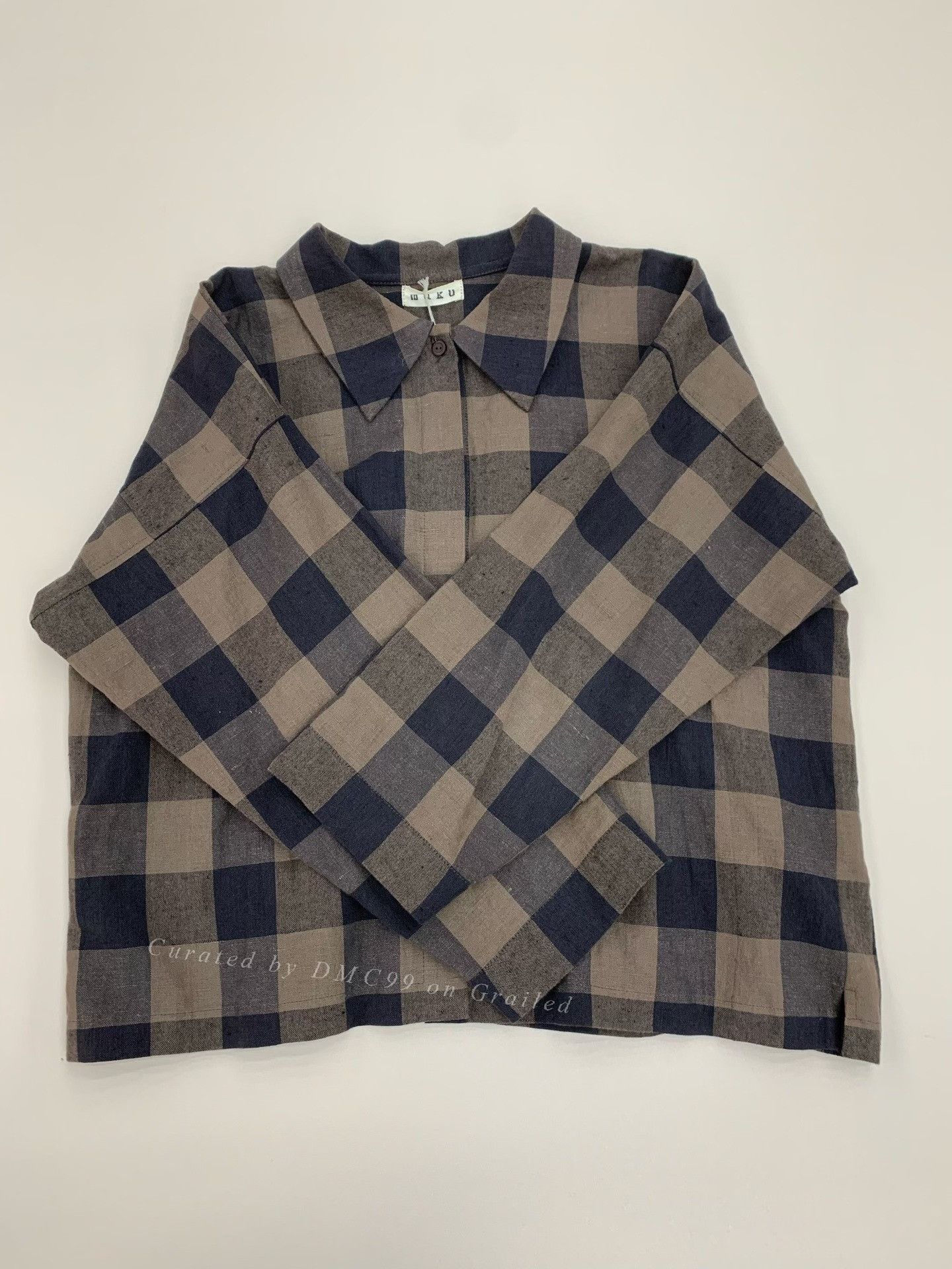 Muji New Muku Plaid Shirt Size M / US 6-8 / IT 42-44 - 1 Thumbnail