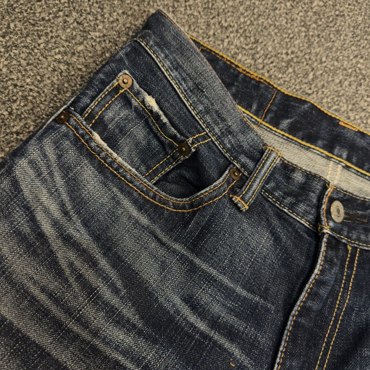 If Six Was Nine Vintage 90s Levis 702 Aging Distressed Denim W30 Size US 30 / EU 46 - 11 Thumbnail