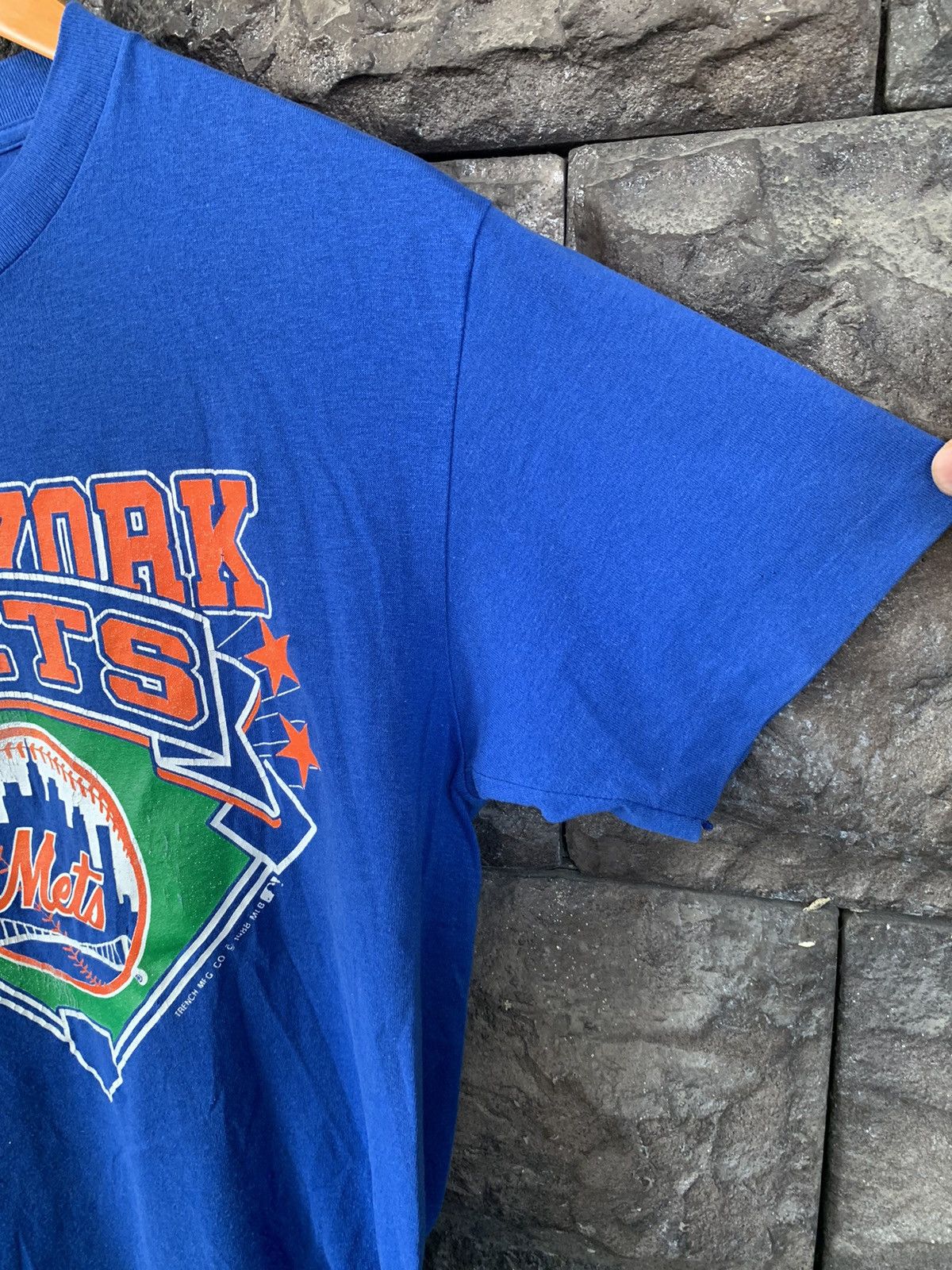 MLB × Vintage Vintage 80s New York Mets MLB Team T shirt Size US M / EU 48-50 / 2 - 5 Thumbnail