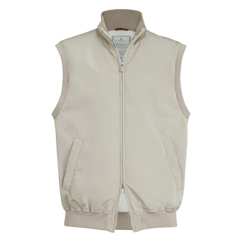 Brunello Cucinelli Brunello Cucinelli NEUTRALS Jackets - Waistcoats & Gilets Size US XL / EU 56 / 4 - 1 Thumbnail