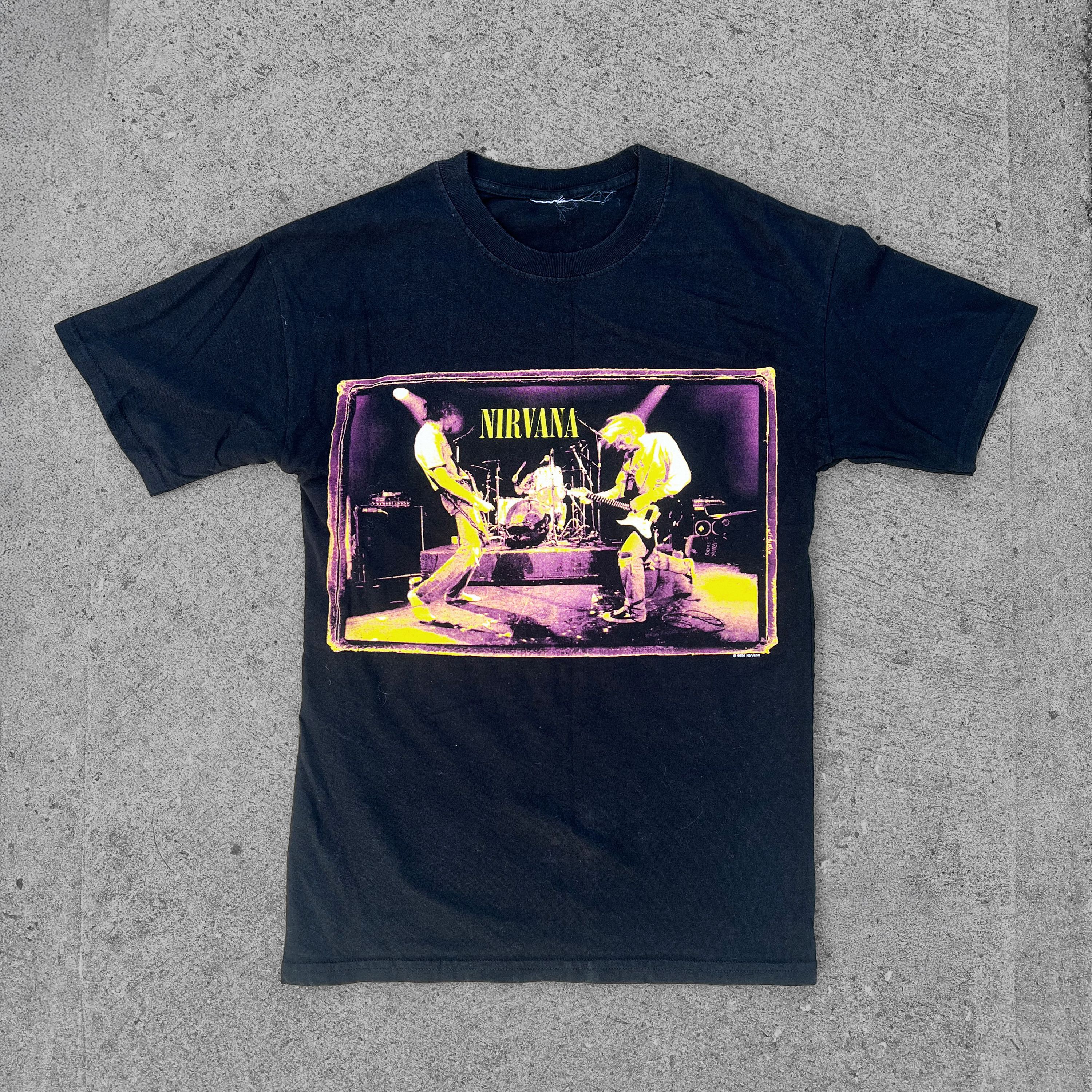 Nirvana Vintage Nirvana From The Muddy Banks Of The Wishkah Band Tee Size US M / EU 48-50 / 2 - 1 Thumbnail