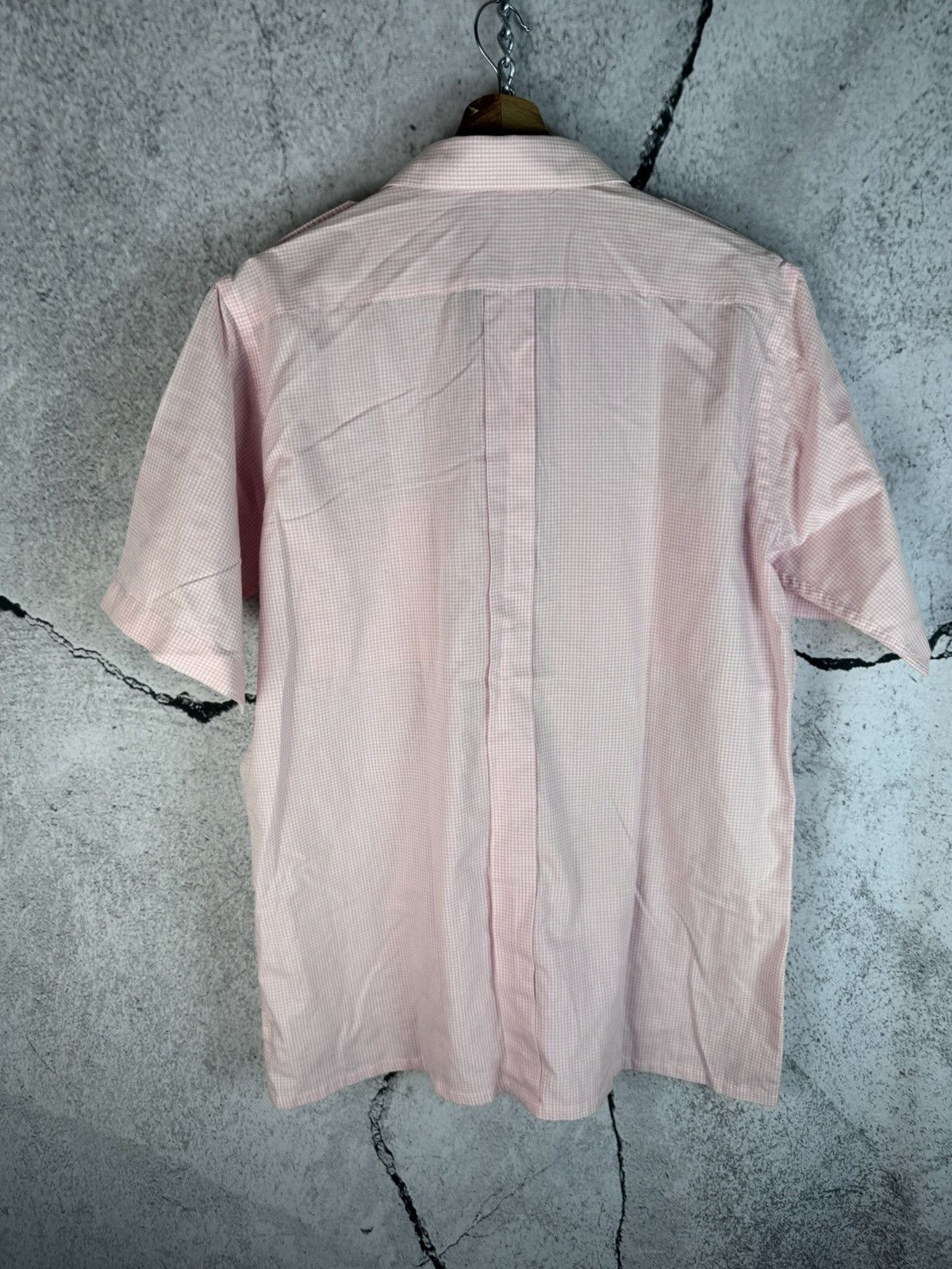 Christian Dior Monsieur Vintage Christian Dior Logo Shirt Checked Made in Korea Size US L / EU 52-54 / 3 - 2 Thumbnail