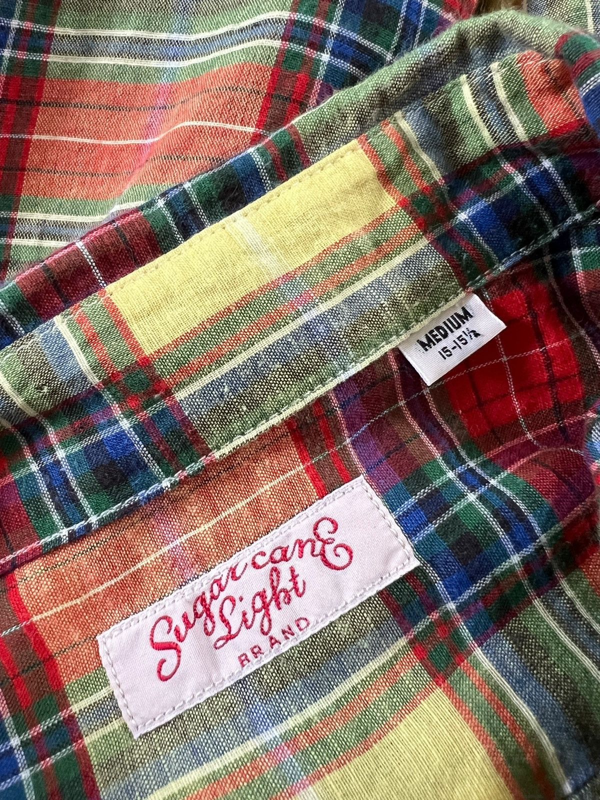 Sugar Cane Sugar Cane Light Plaid Half Sleeve Button Up Shirt Size US M / EU 48-50 / 2 - 11 Thumbnail
