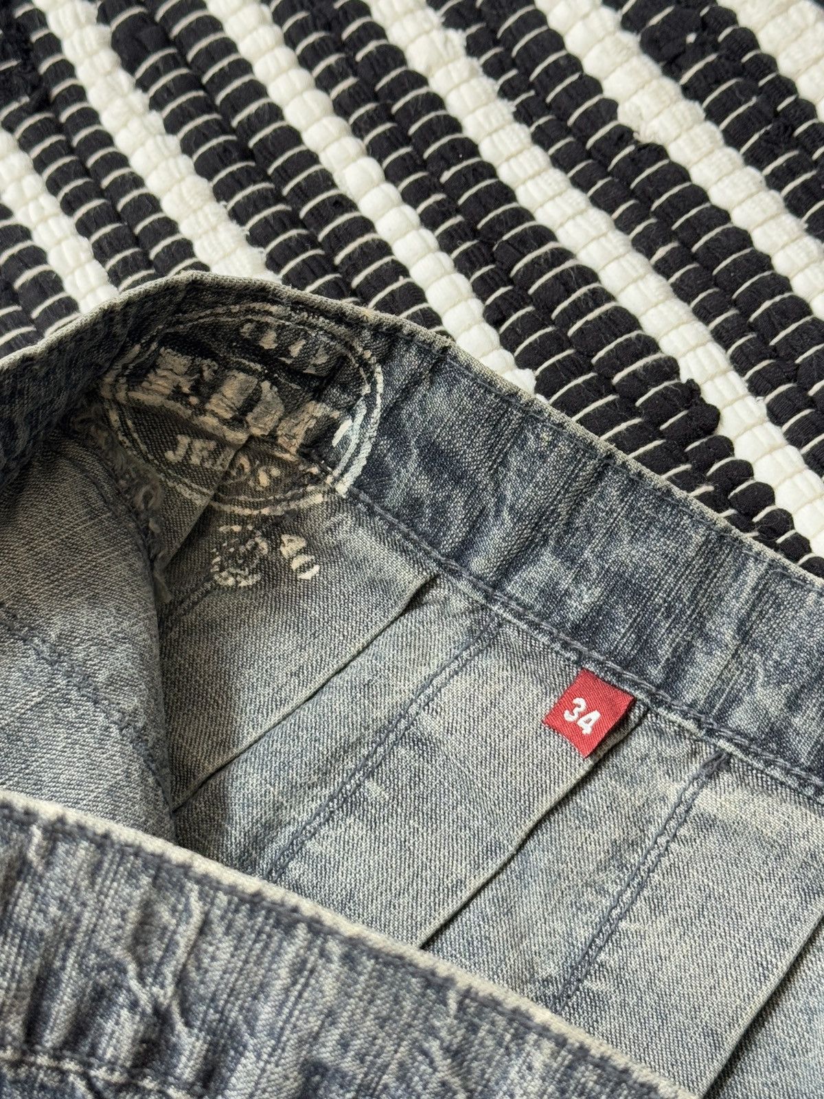 Other VINTAGE EDC DENIM PLEATED 2000s MINI SKIRT Size 25" / US 0 / IT 36 - 6 Thumbnail