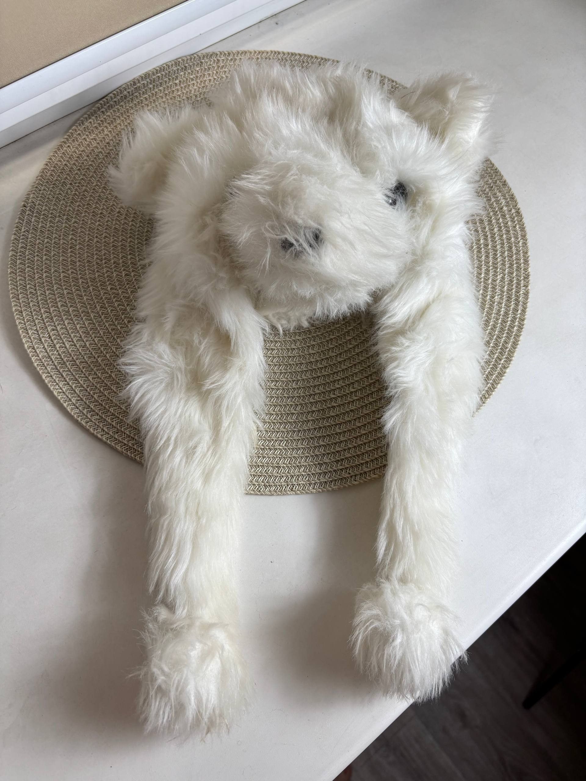 Hysteric Glamour Y2K Fuzzy Opium Glamour Faux Fur Teddy Hat Size ONE SIZE - 4 Thumbnail