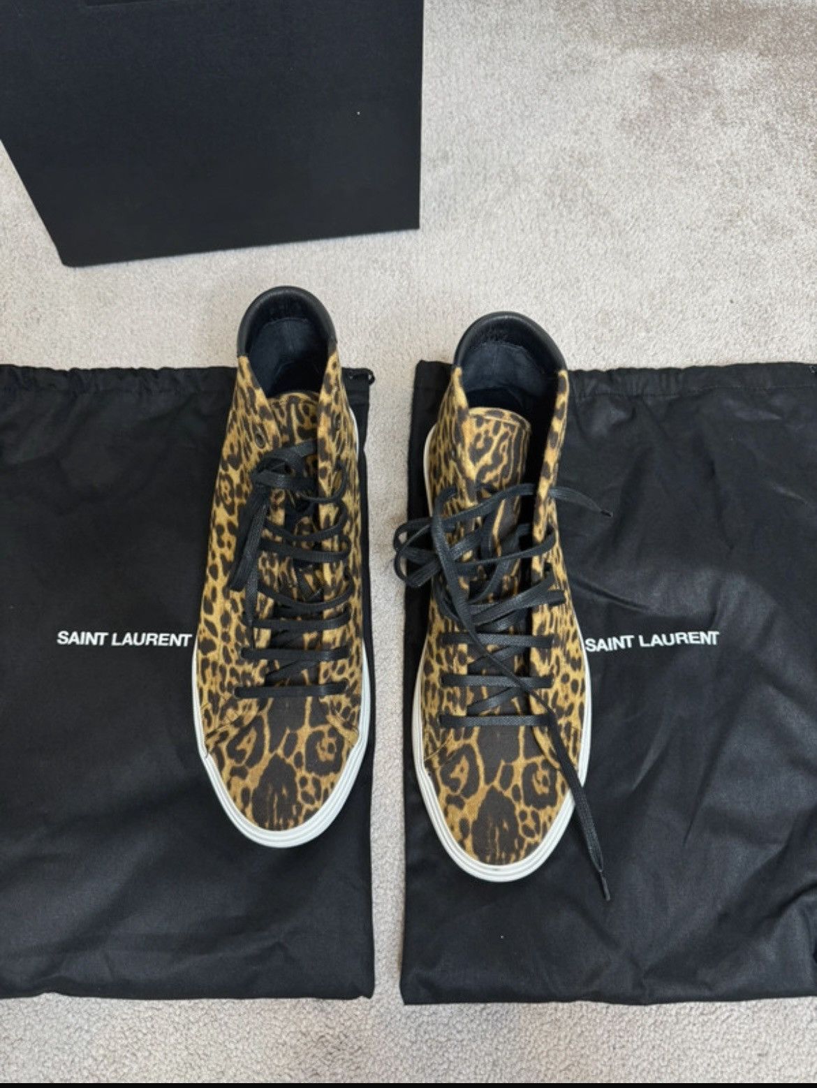 Saint Laurent Paris Saint laurant leopard print sneaker Size US 9.5 / EU 42-43 - 7 Thumbnail
