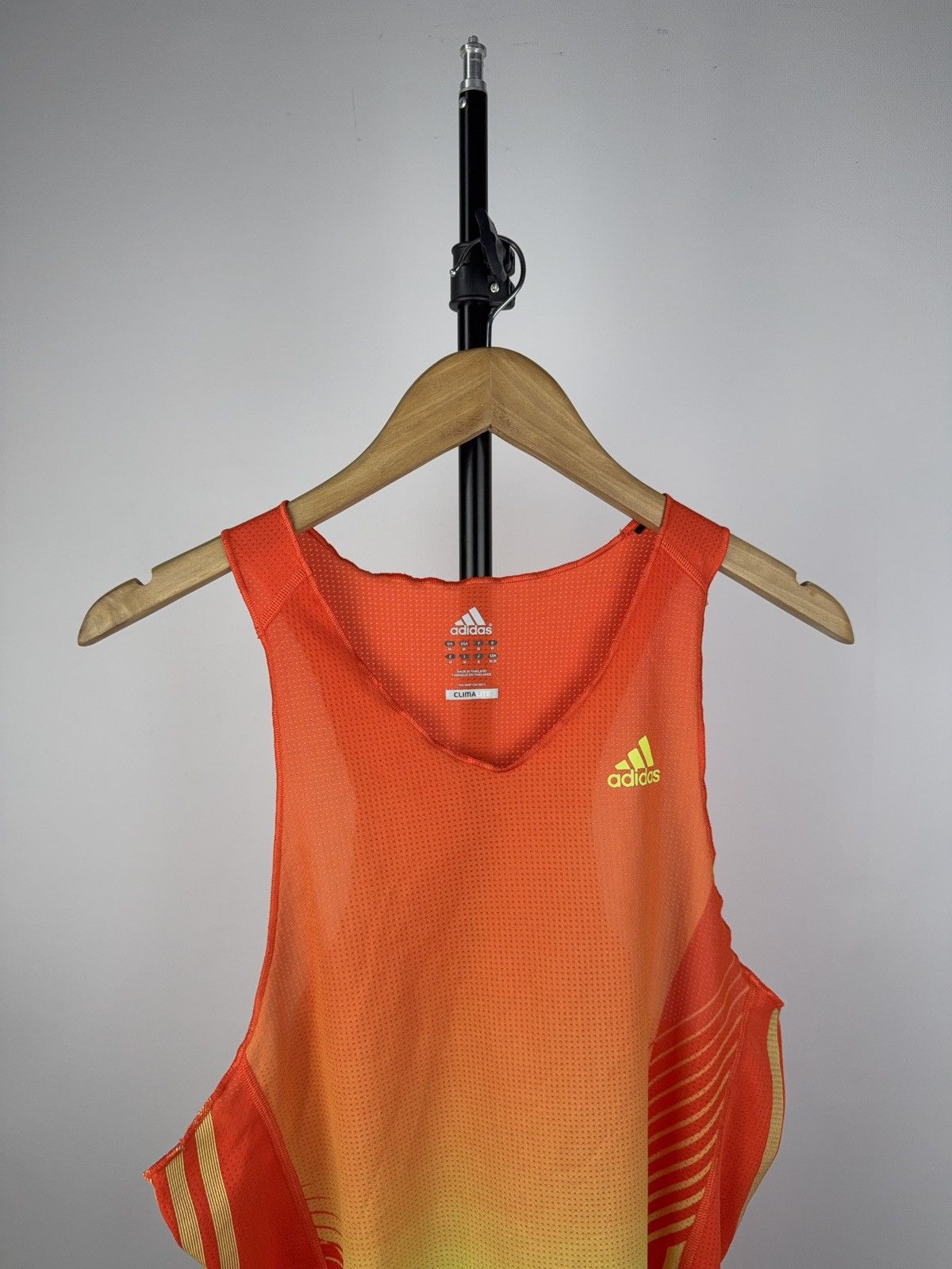 Adidas × Vintage Adidas Climalite Running Tank Top – Gradient Neon Print Size US M / EU 48-50 / 2 - 2 Thumbnail