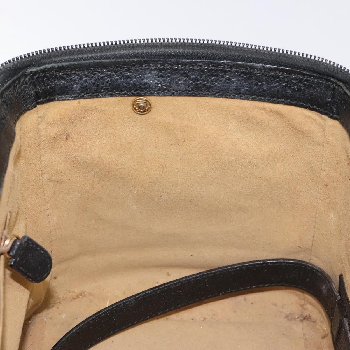 Gucci GUCCI Bamboo Hand Bag Leather Black Gold 013 122 013 122 Size ONE SIZE - 19 Thumbnail