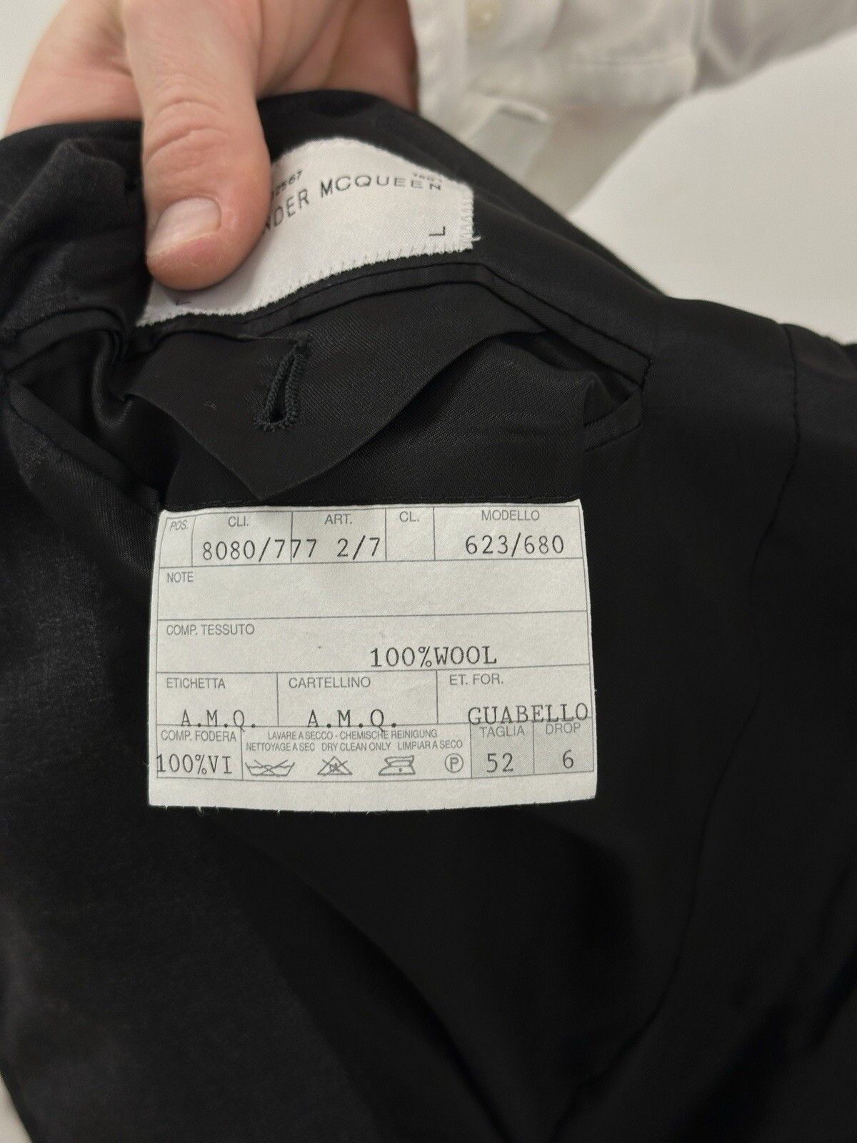 Alexander McQueen Vintage 2000s Alexander McQueen Blazer Jacket Rare Archive Size 52R - 12 Thumbnail