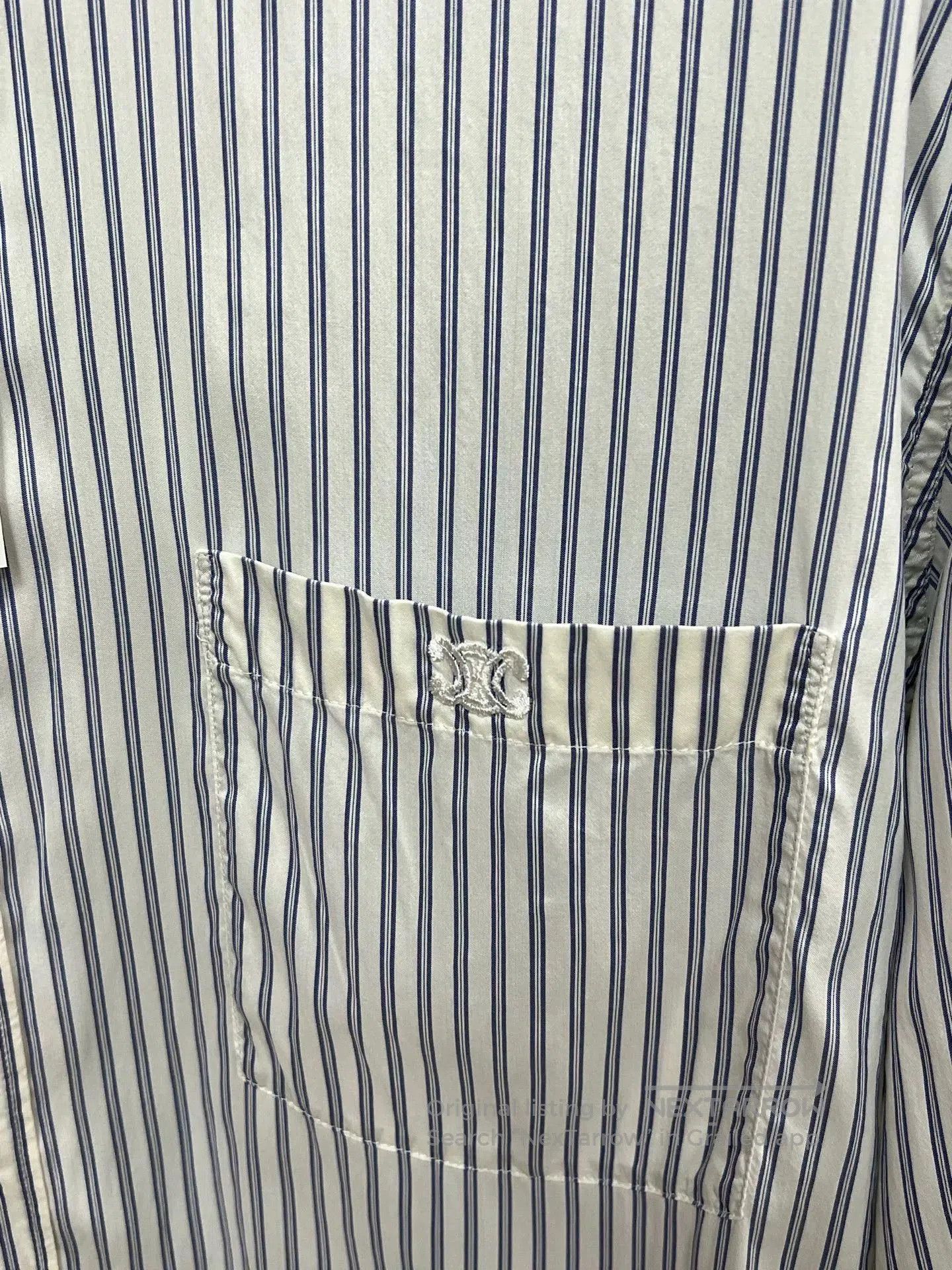 Celine celine striped long sleeve shirt size 40. Size US M / EU 48-50 / 2 - 3 Thumbnail