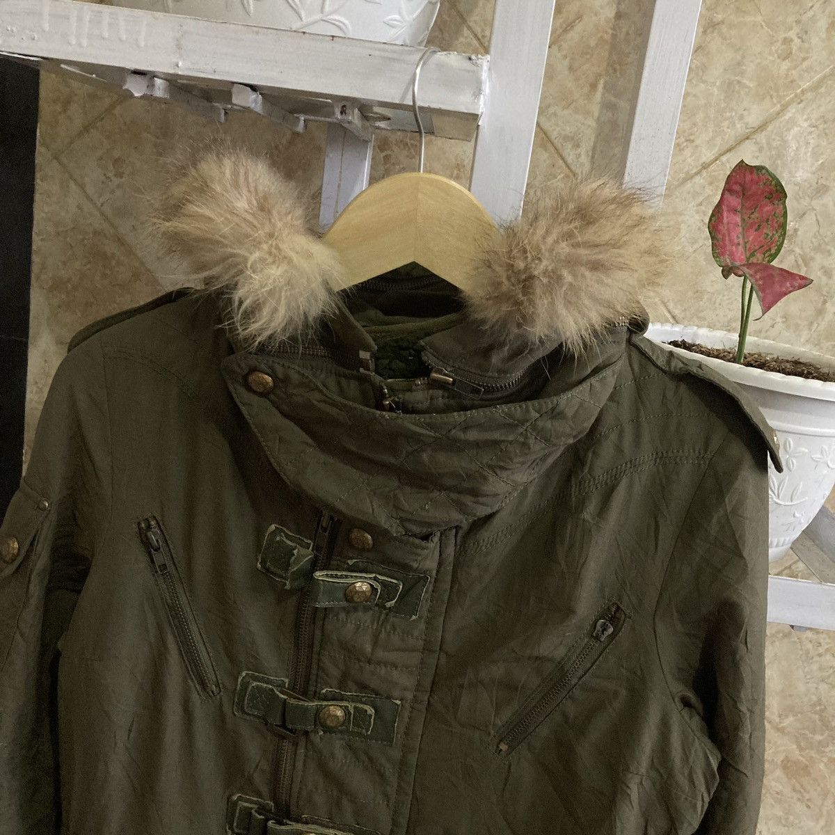 Le Grande Bleu (L.G.B.) SLY - Bondage Bono Fur OG Apocalypse Vkei Jacket Japanese Size US M / EU 48-50 / 2 - 4 Thumbnail