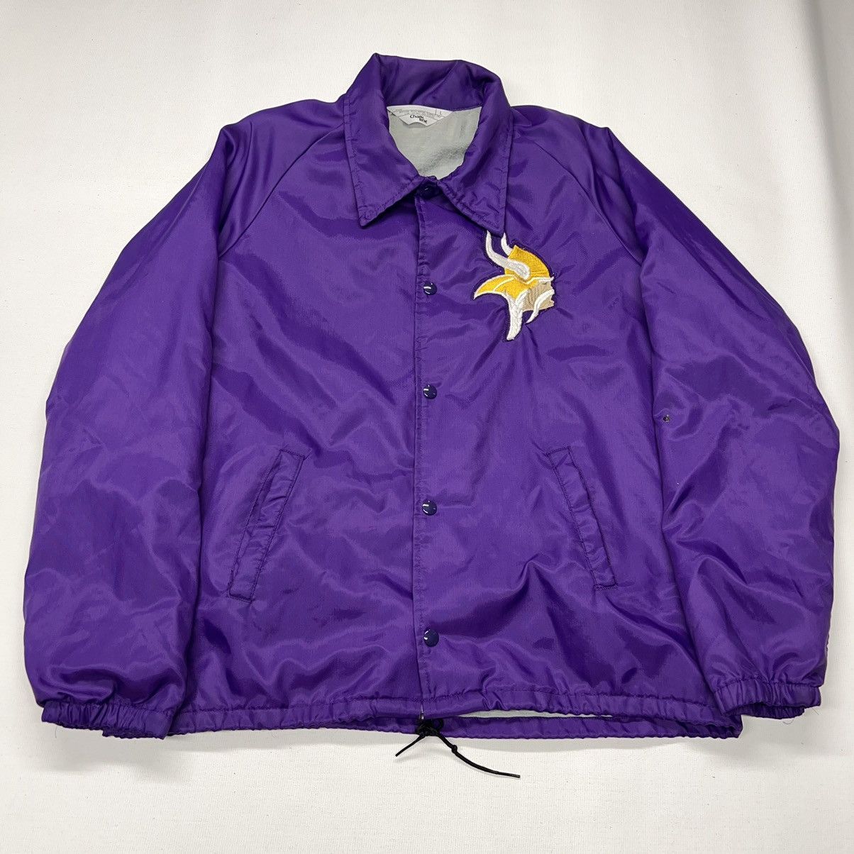 Minnesota Vikings Jacket Purple Chalk Line Coach Windbreaker