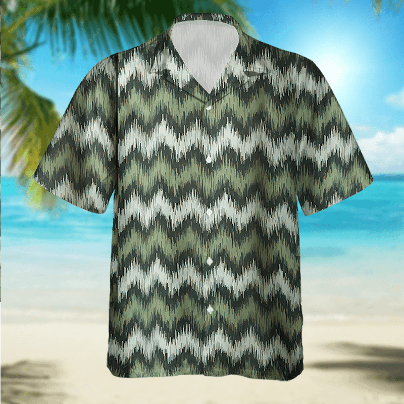 The Unbranded Brand × Vintage Zigzag Viscose Bowling Shirt | Graphic Shirt Size US S / EU 44-46 / 1 - 3 Thumbnail
