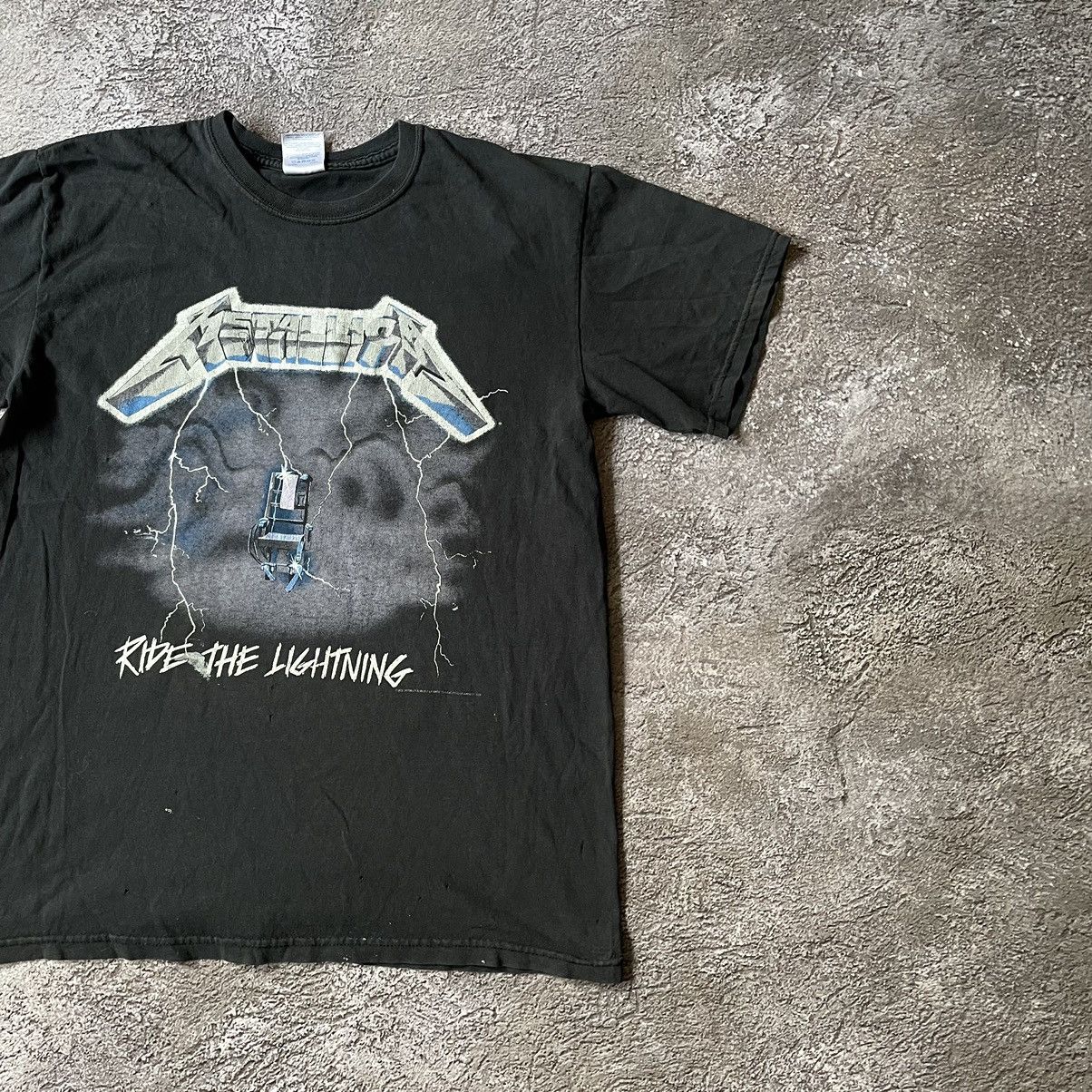 Vintage Vintage 90s Metallica Band Tee Graphic Grunge Punk Worn In M Size US M / EU 48-50 / 2 - 4 Thumbnail