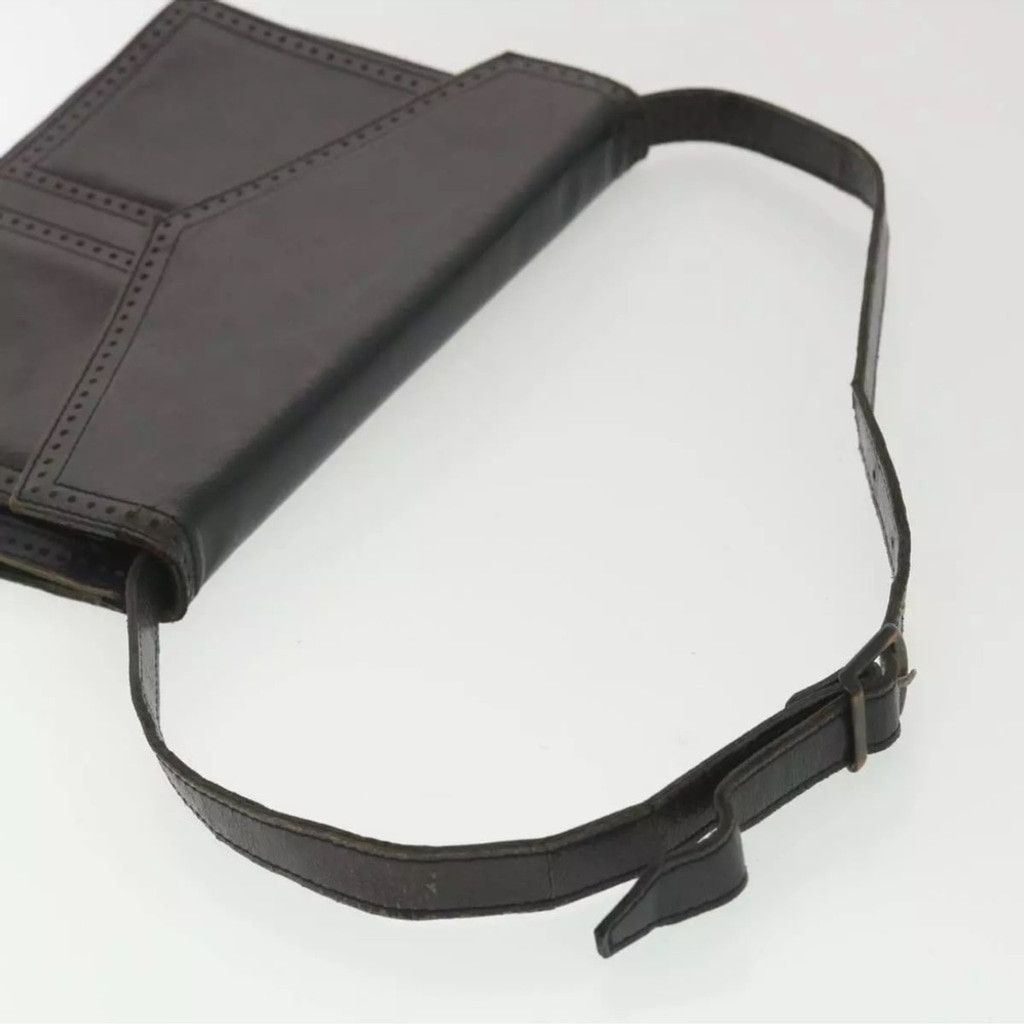 Yves Saint Laurent Yves Saint Laurent Dark Navy Leather Shoulder Bag Size ONE SIZE - 7 Thumbnail