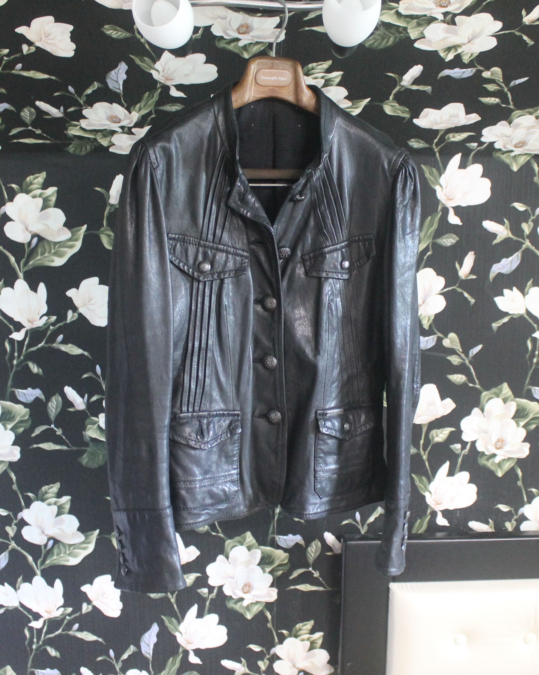 John Galliano Vintage John Galliano Leather Jacket Size XXS / US 00 / IT 34 - 1 Thumbnail