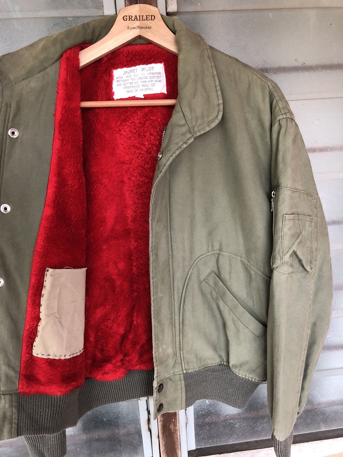 Japanese Brand Vintage Jacket Pilot Japanese Bomber Jacket Size US L / EU 52-54 / 3 - 5 Thumbnail