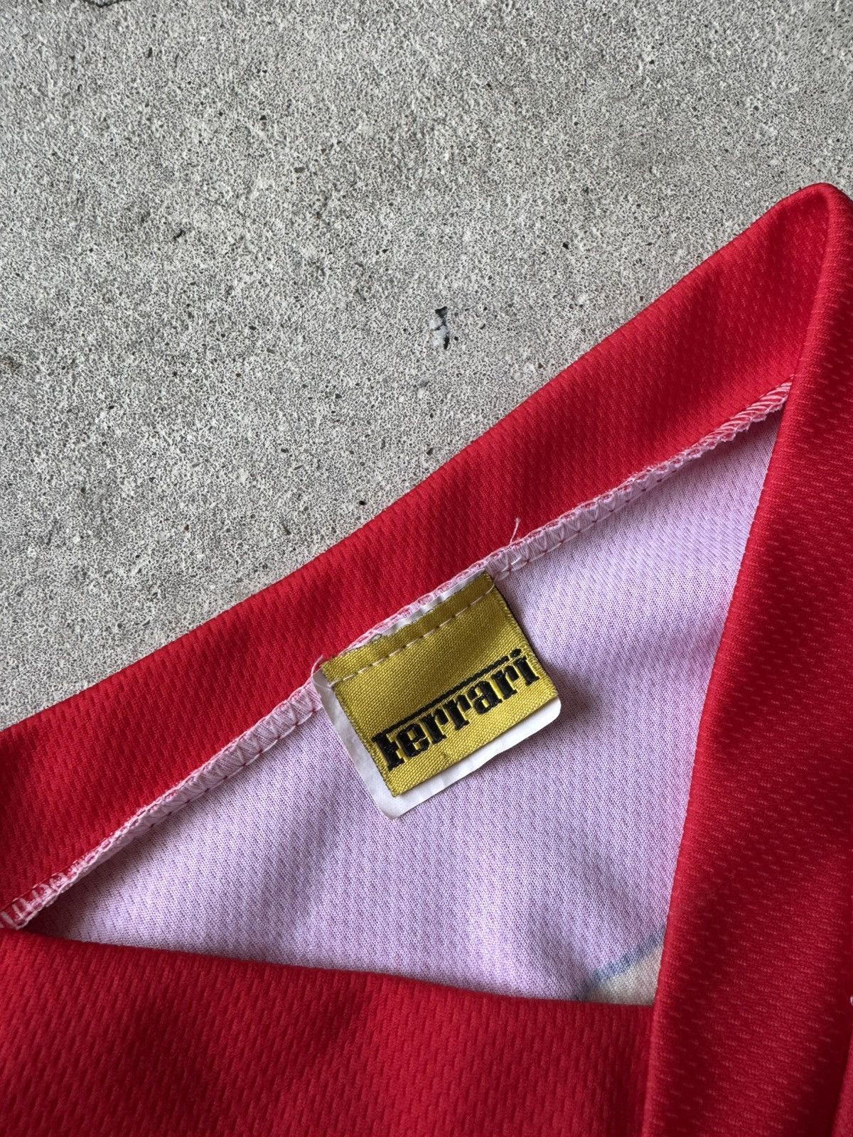 Ferrari × Vintage Vintage Ferrari Jersey T-Shirt Size US L / EU 52-54 / 3 - 5 Thumbnail
