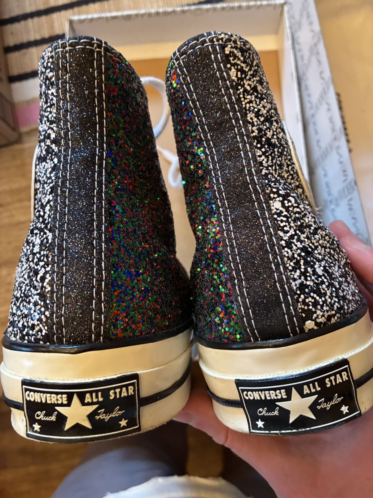 Converse × JW Anderson JW Anderson Converse (Glitter Multi-Color) Size US 10.5 / EU 43-44 - 4 Thumbnail
