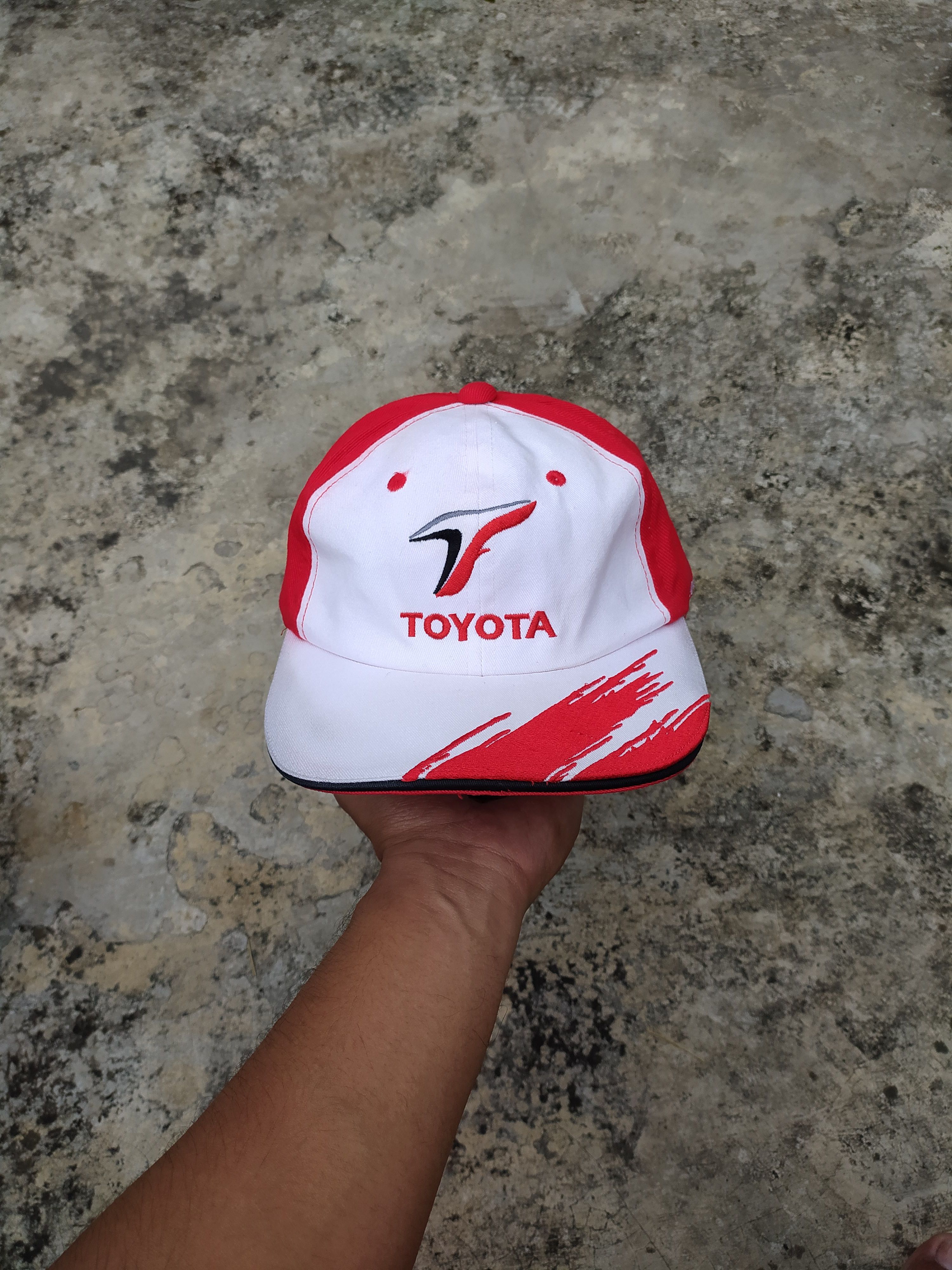 image of Toyota Hat X Racing Toyota in Red White, Men's