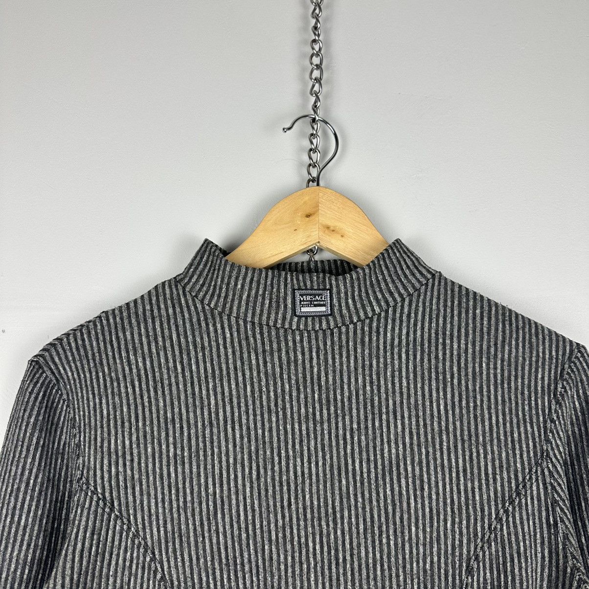 Versace Jeans Couture Vintage Rare Versace Neck Logo BodySuit Size M / US 6-8 / IT 42-44 - 2 Thumbnail