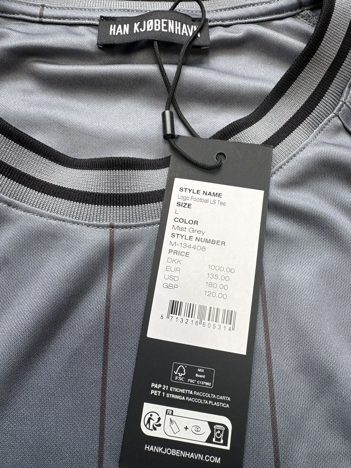 Han Kjobenhavn Han Kjøbenhavn Jette’s Cafeteria Jersey L Size US L / EU 52-54 / 3 - 3 Thumbnail