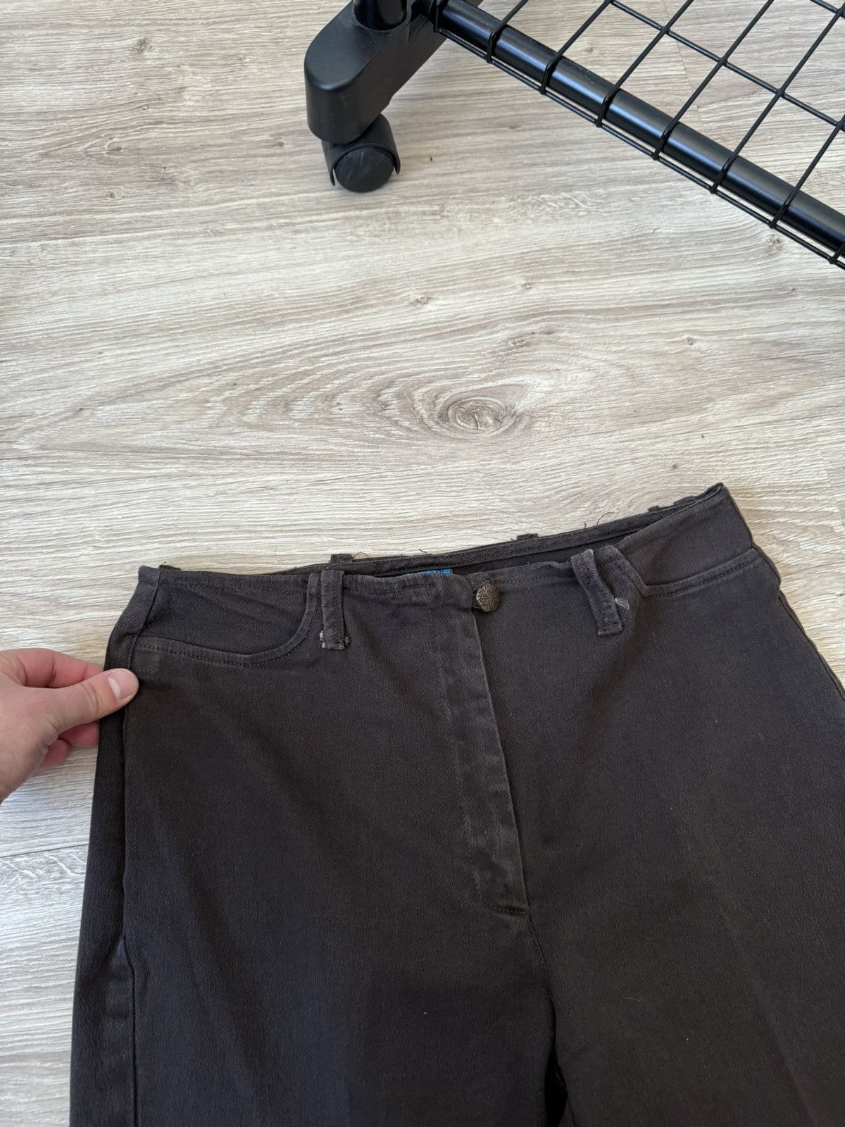 Christian Lacroix × Vintage Vintage Y2K Christian Lacroix Brown Bootcut Pants Size 30" / US 8 / IT 44 - 3 Thumbnail