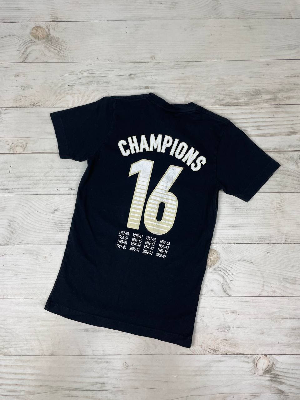 Nike Vintage Nike Manchester United 2006 2007 Champions T Shirt Size US S / EU 44-46 / 1 - 10 Thumbnail