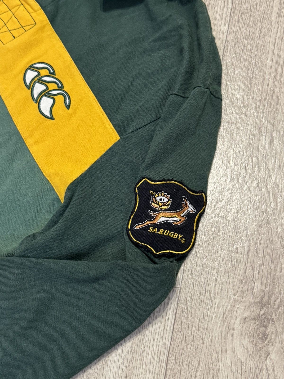 Canterbury of New Zealand 🔷Vintage Canterbury South Africa Rugby Shirt🔷 Size US L / EU 52-54 / 3 - 4 Thumbnail