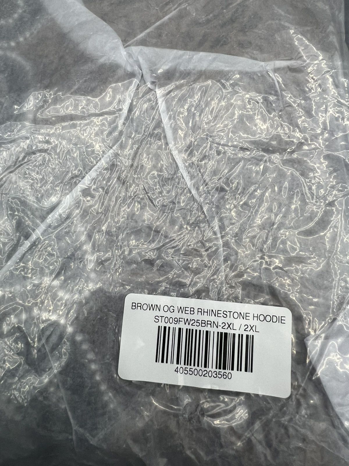 Sp5der Sp5der OG Web Rhinestone Hoodie Size US XXL / EU 58 / 5 - 10 Thumbnail