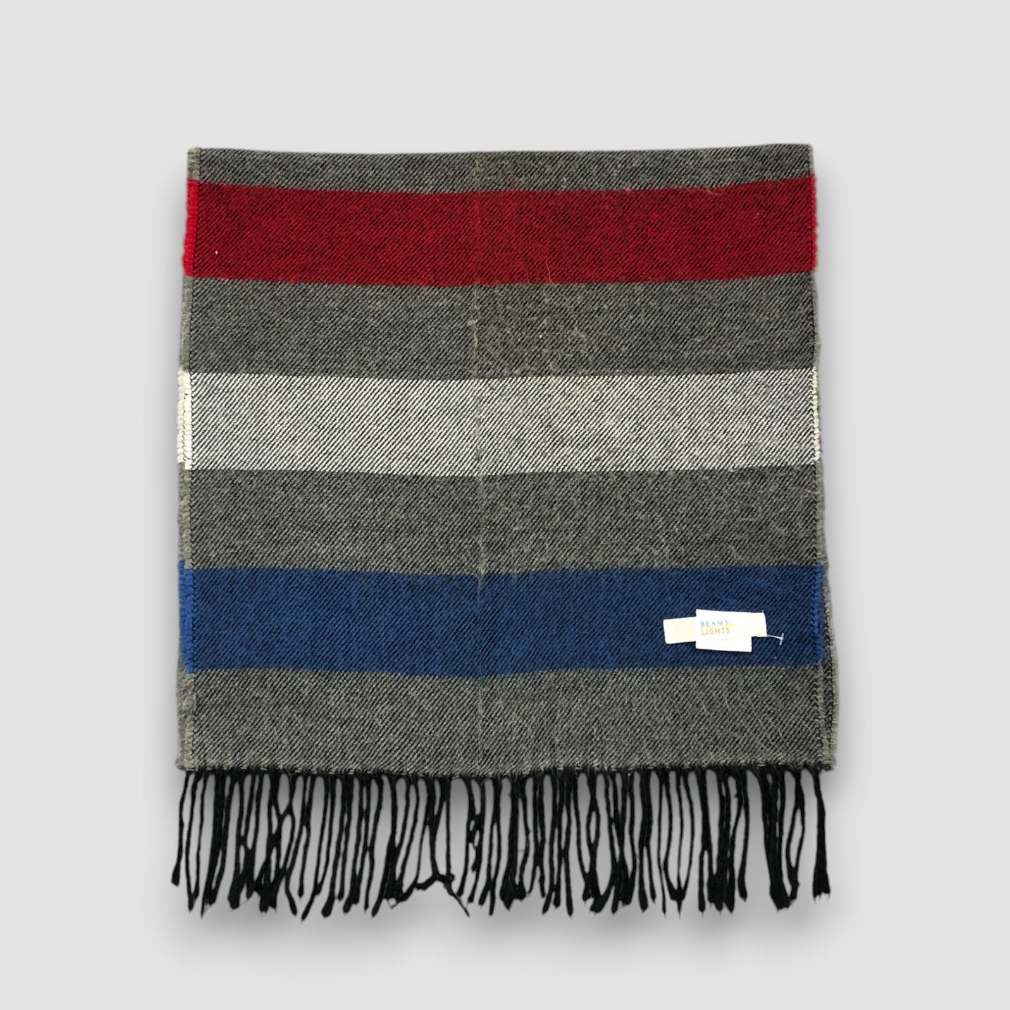 Beams Plus Vintage Beams Scarf Muffler Wool Winter Neck Scarves Size ONE SIZE - 2 Thumbnail