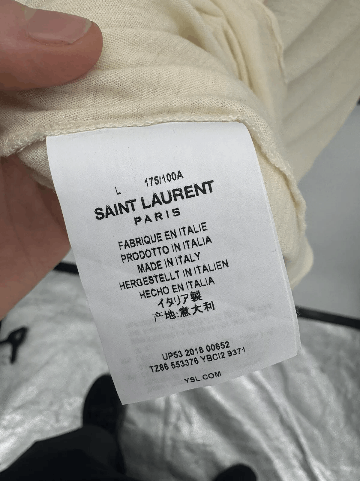 Yves Saint Laurent Saint Laurent Robot T Shirt L Large Size US L / EU 52-54 / 3 - 12 Thumbnail
