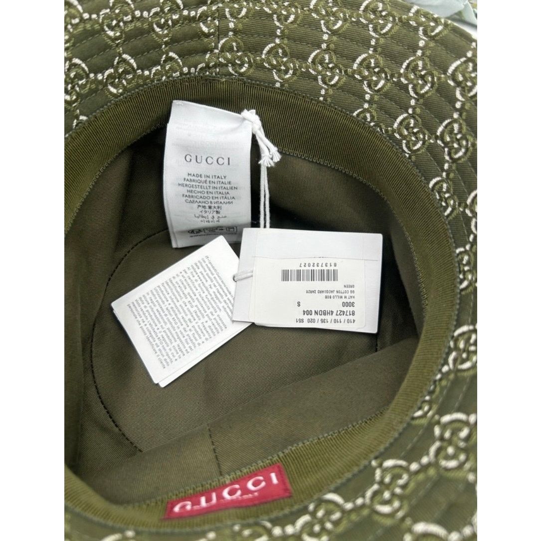 Gucci Men's Gucci, GG shadow jacquard cotton, bucket, hat, size s Size ONE SIZE - 5 Thumbnail