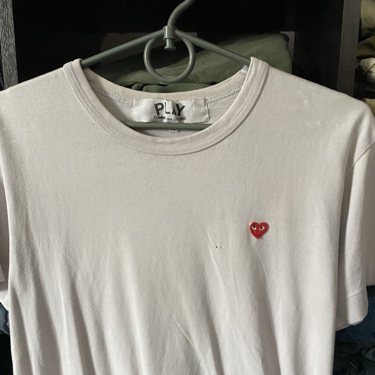 Comme des Garcons PLAY Luxury Play Comme Des Garcons Small logo y2k opium tee sizeS Size S / US 4 / IT 40 - 2 Thumbnail