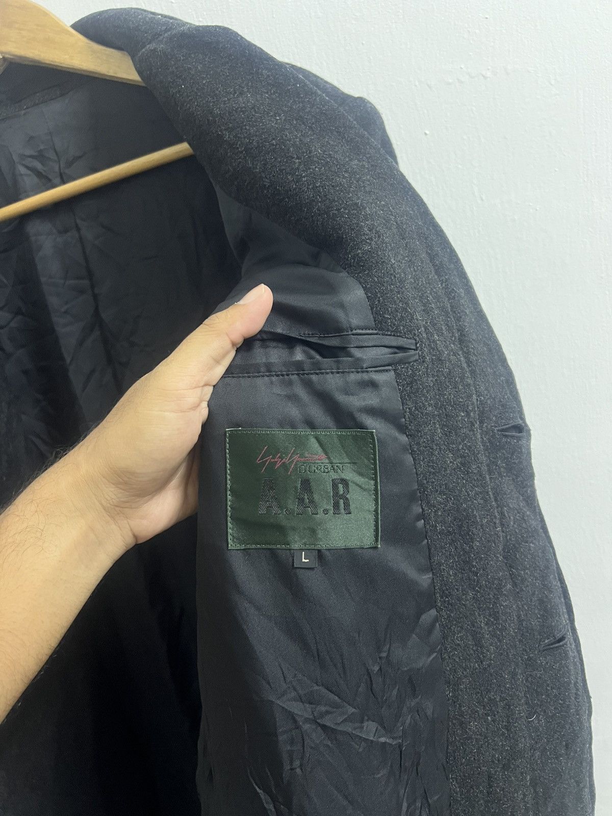 Yohji Yamamoto Yohji Yamamoto A.A.R Long Coat Wool Size US L / EU 52-54 / 3 - 6 Thumbnail
