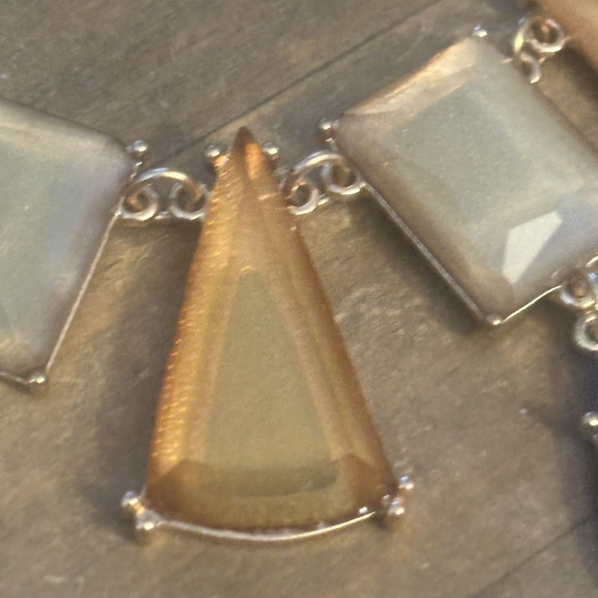 Other Mika shimmery stones geometric statement necklace Size ONE SIZE - 3 Thumbnail