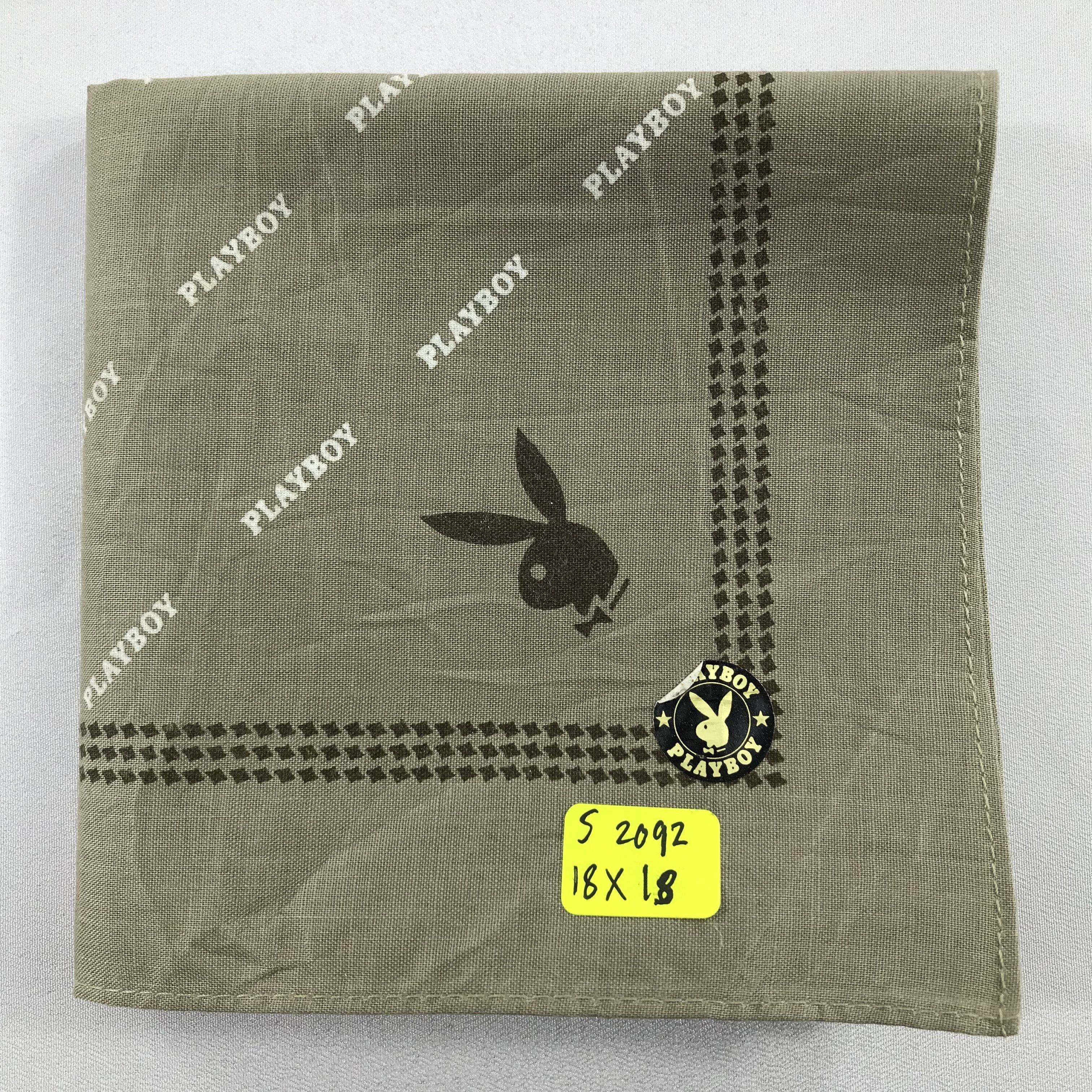 Playboy × Vintage Playboy Bandana / Handkerchief / Neckerchief - S2092 Size ONE SIZE - 5 Thumbnail