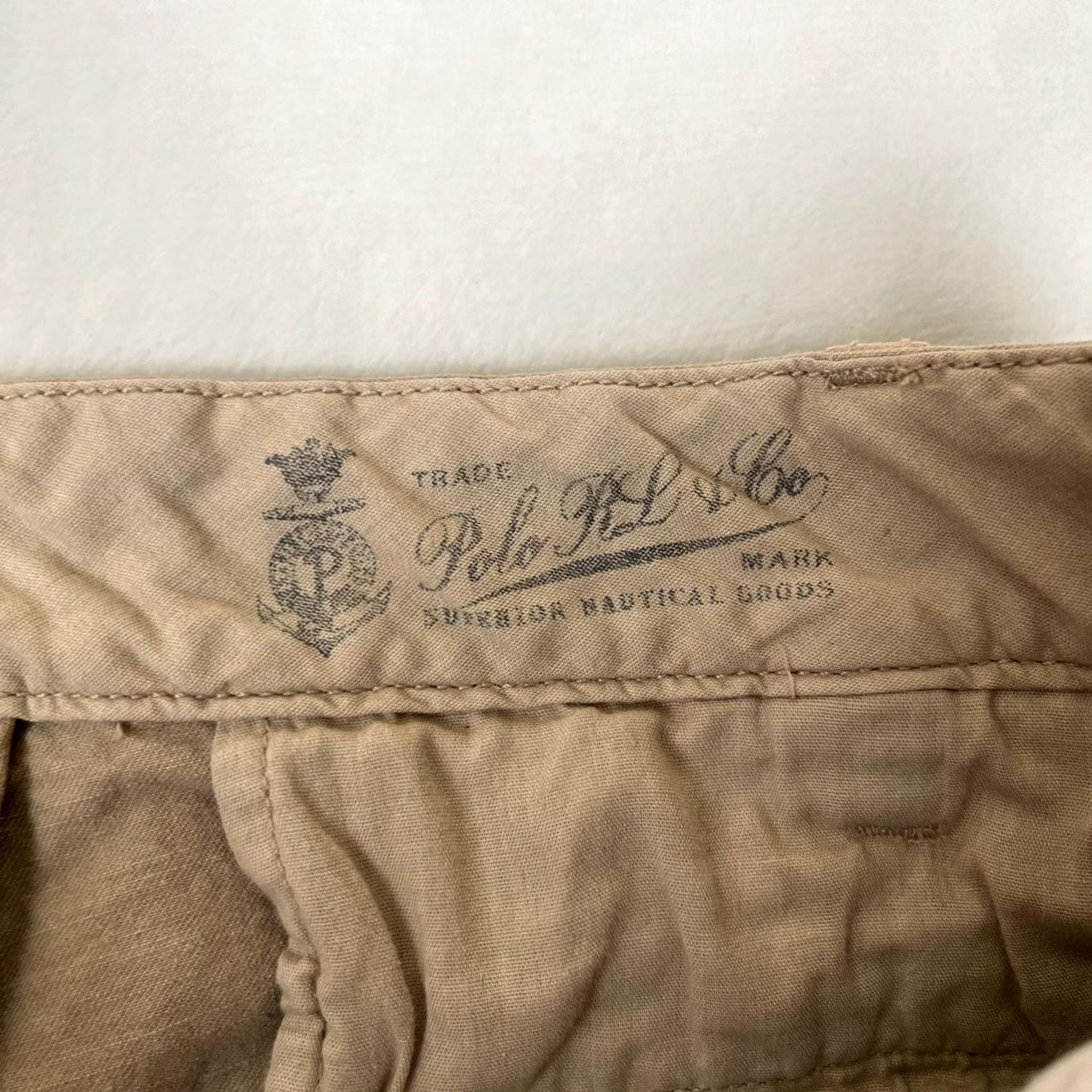 Polo Ralph Lauren Polo Ralph Lauren Chino Pants Mens 36x30 Beige Slim GI Fit Y2K Size US M / EU 48-50 / 2 - 5 Thumbnail