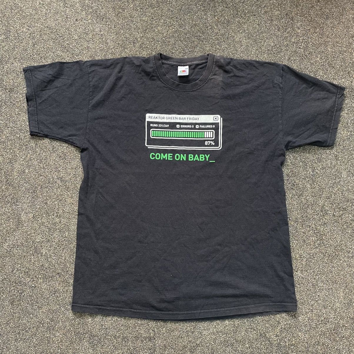 Vintage Vintage Y2K Graphic Tee Come On Baby Slogan Streetwear XL Size US XL / EU 56 / 4 - 1 Thumbnail